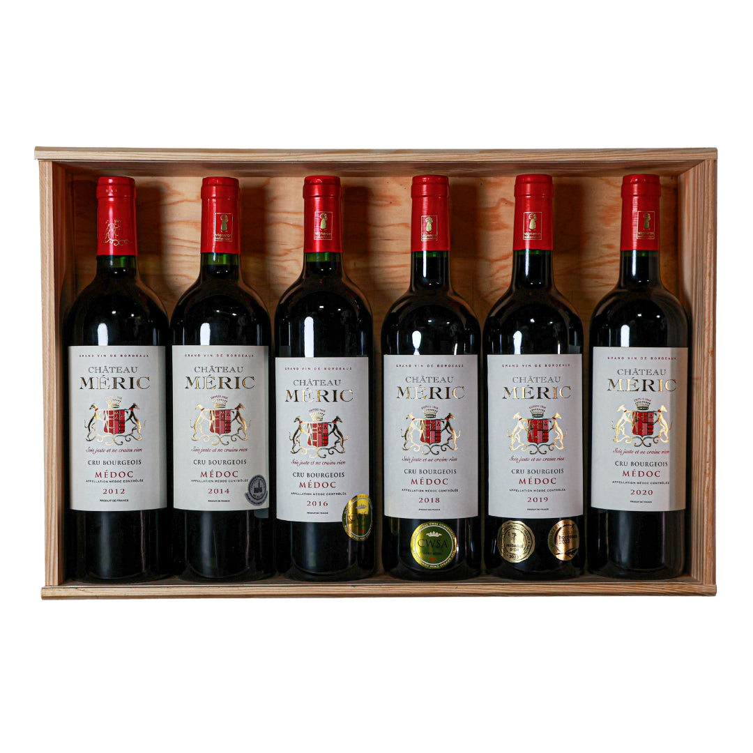 Coffret Collection Verticale Château Méric 6 millésimes